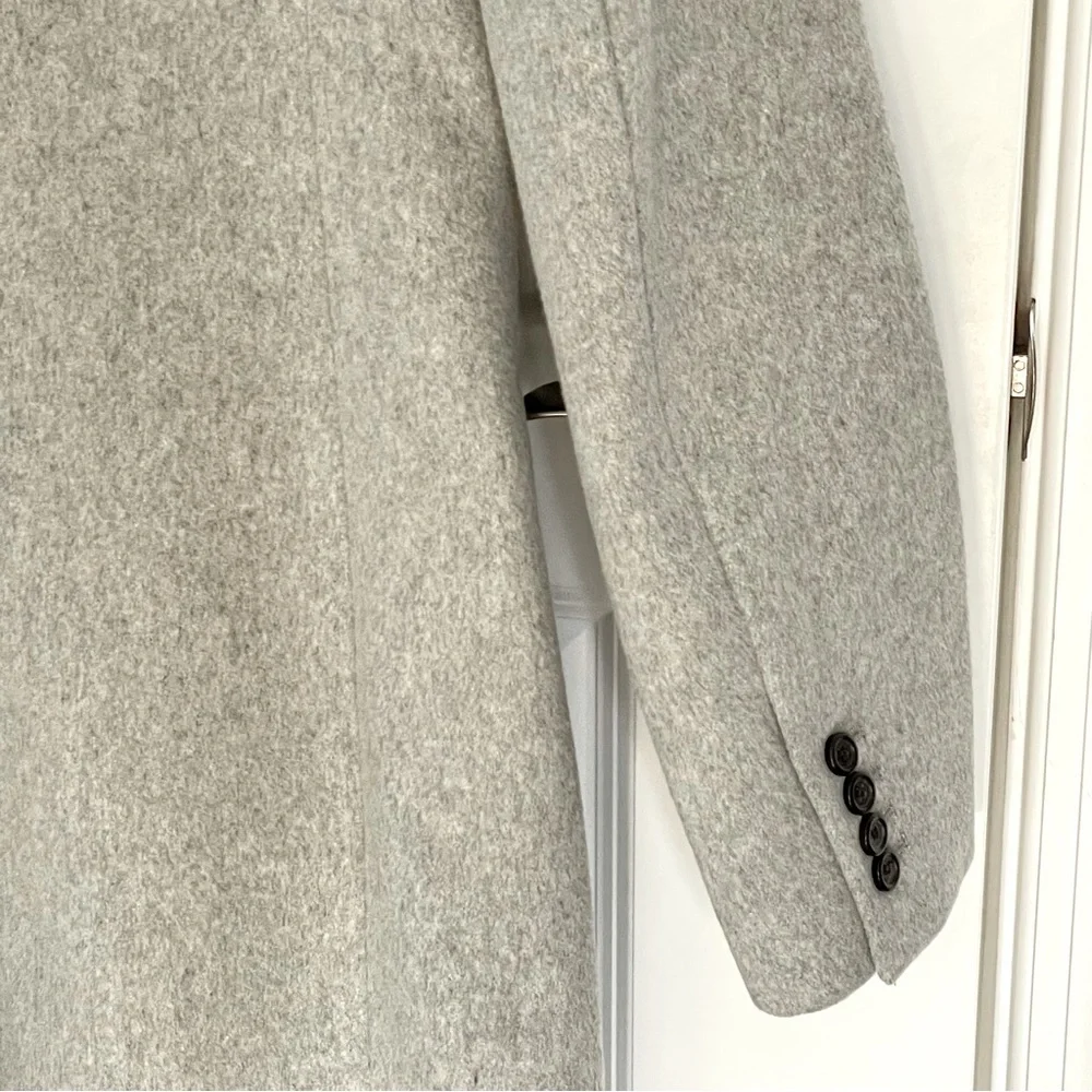 J. Crew Gray Single Breasted Peacoat Wool by Nello Gori - No Bag - Picture 11 of 14